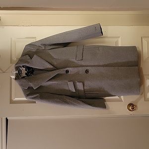 Grey Nine West Wool Coat